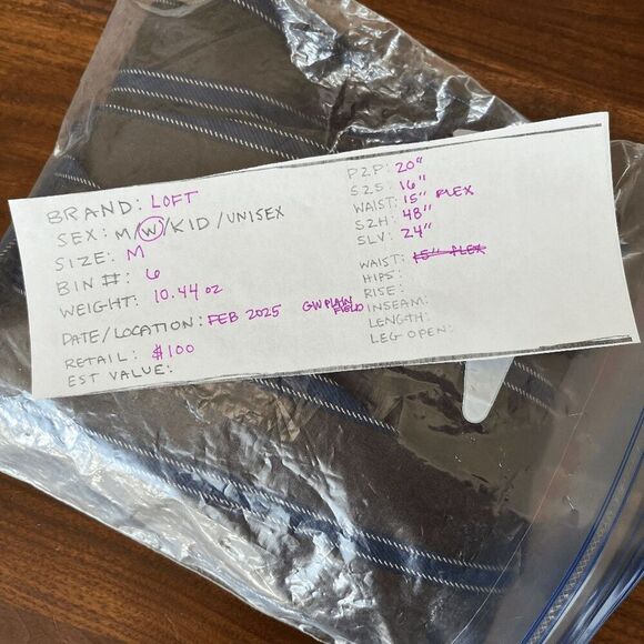 LOFT Brown Satin Striped Wrap Midi Dress w/ Waist Tie, Collared, Size M - Picture 9 of 12